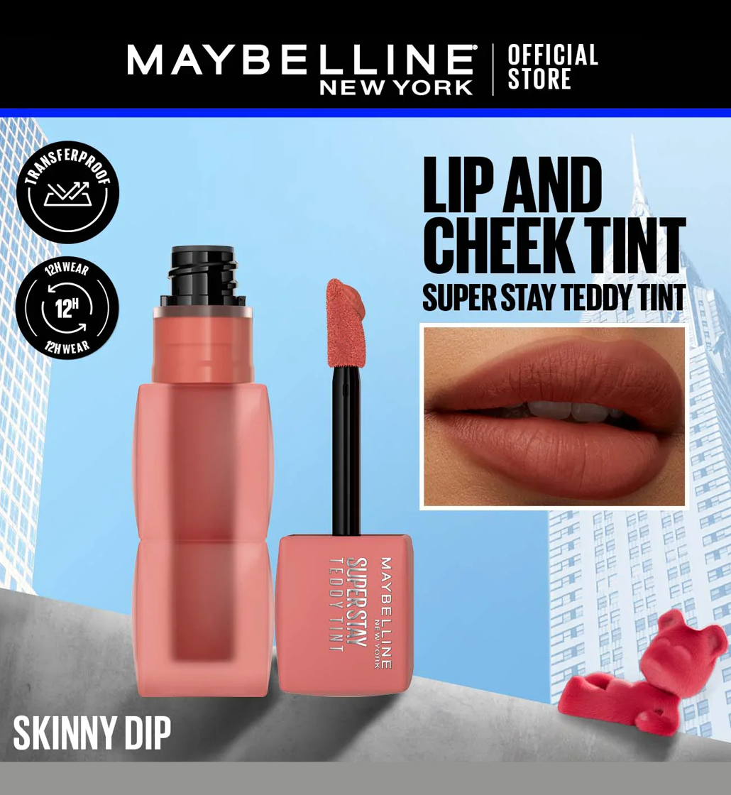 Maybelline New York Super Stay Teddy Tint - 15 Skinny Dip