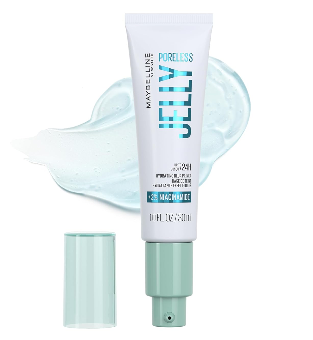 Maybelline Poreless Jelly Hydrating Blur Face Primer with Niacinamide
