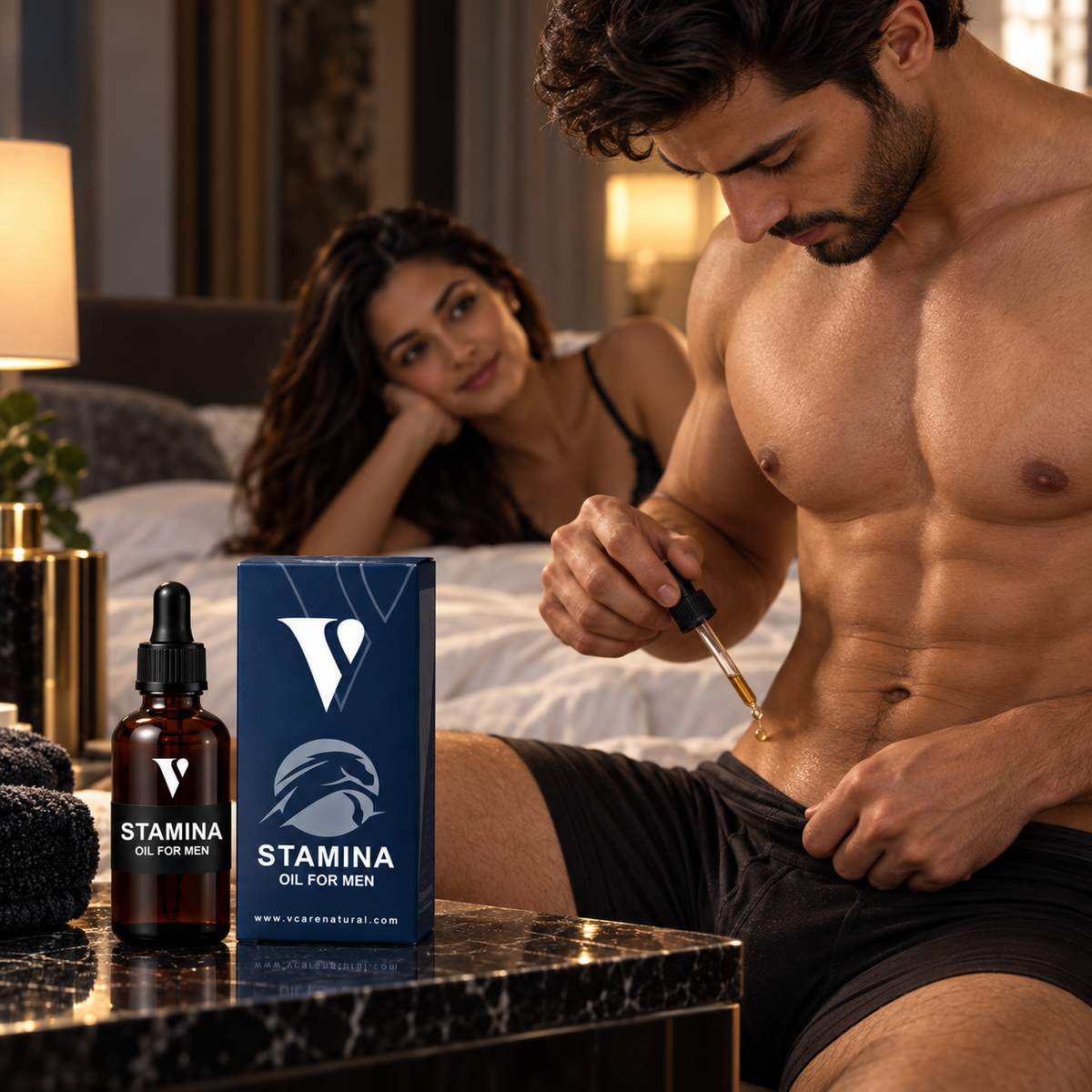 VCare Stamina Herbal Oil For Men