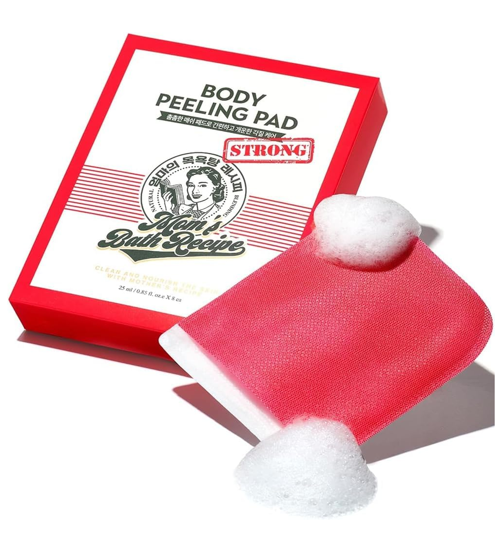 Mom's Bath Recipe Body Peeling Pad Strong