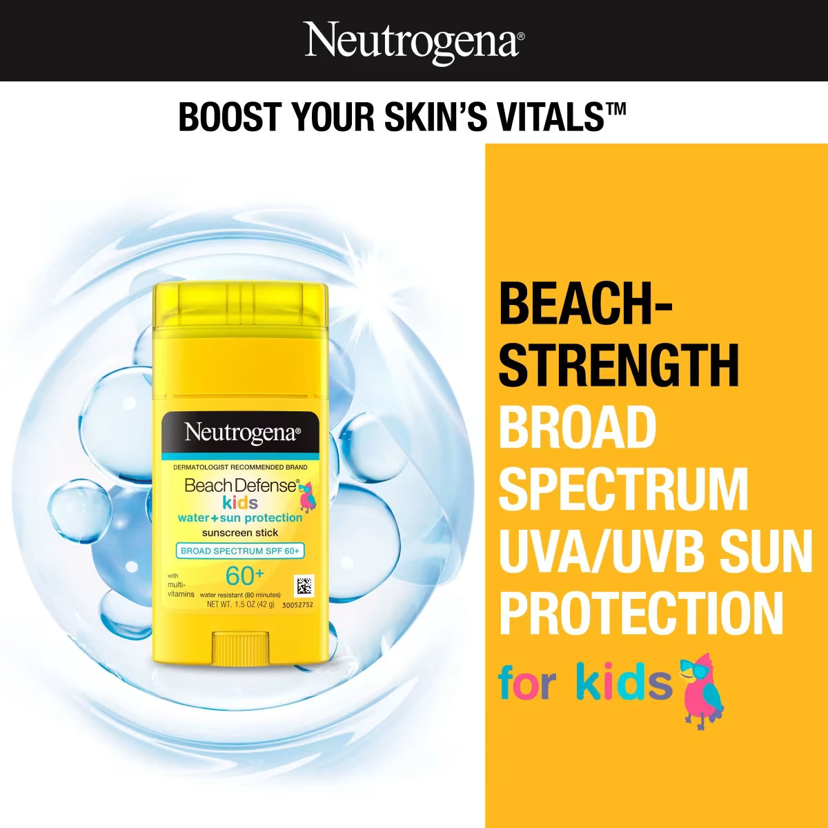 Neutrogena Beach Defense Kids Sunscreen Stick SPF 60