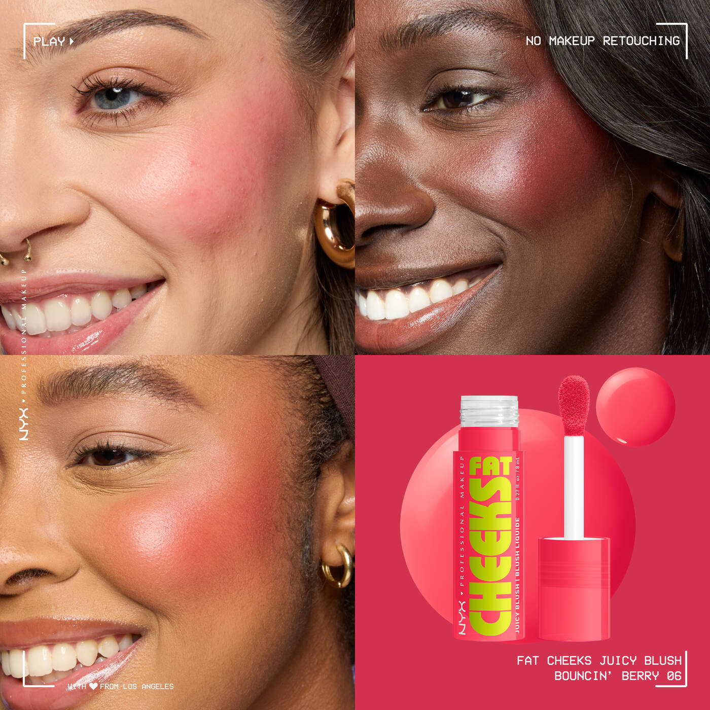 NYX Fat Cheeks Juicy Plump Liquid Blush