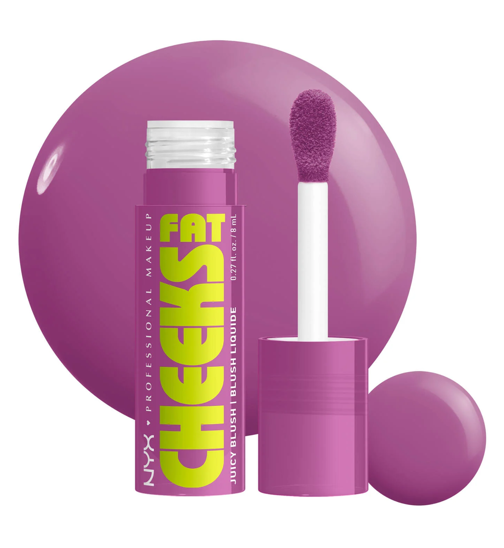 NYX Fat Cheeks Juicy Plump Liquid Blush - 08 Blueberry Burst