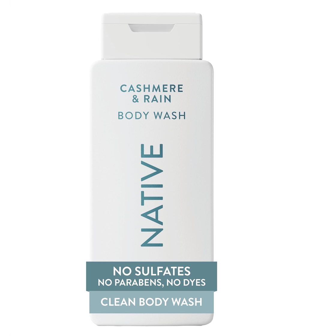 Native Body Wash Cashmere & Rain Sulfate Free
