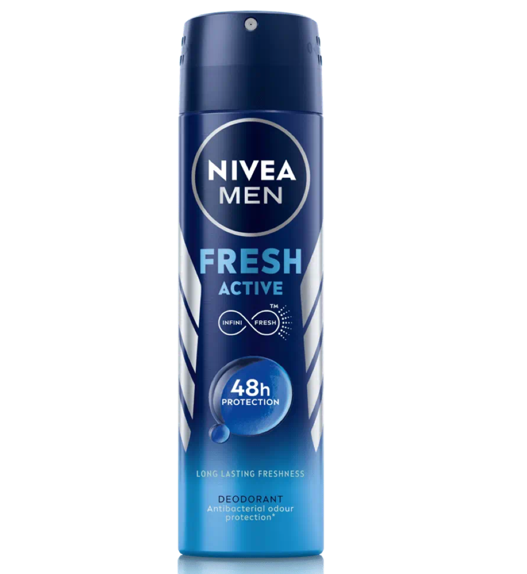 Nivea Men Fresh Active Aluminium Long Lasting Freshness Deodorant