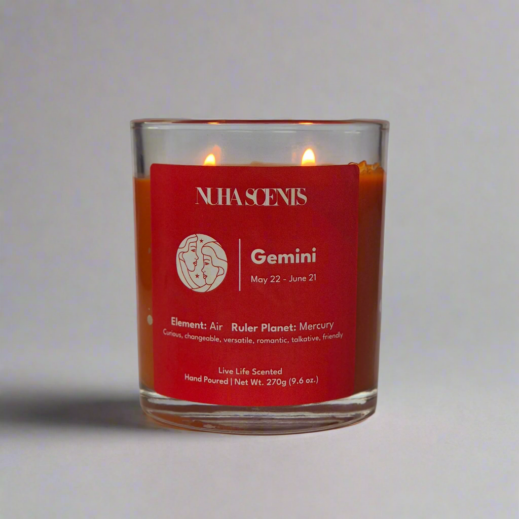 Nuha Scents Candle Horoscope Collection - Gemini