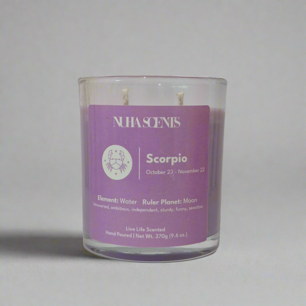 Nuha Scents Candle Horoscope Collection - Scorpio