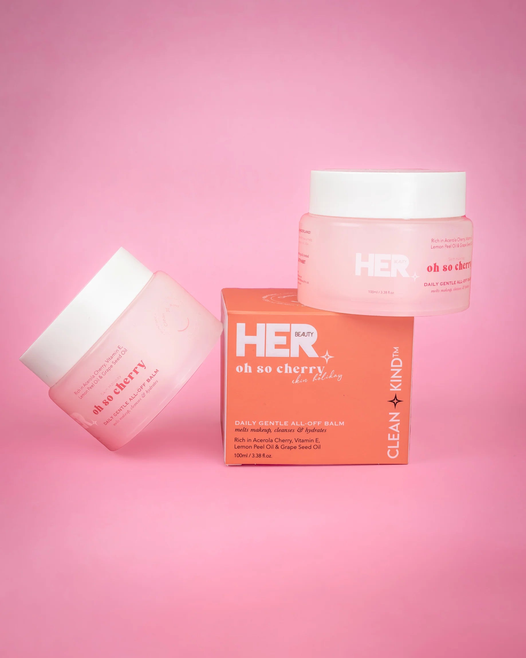 Her Beauty Oh So Cherry Daily Gentle All-Off Balm