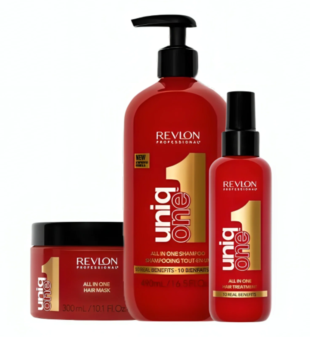 Revlon Professional UniqONE™ Shampoo + UniqONE™ Mask + Leave-In Treatment 3 in 1 Pack - Classic Fragrance