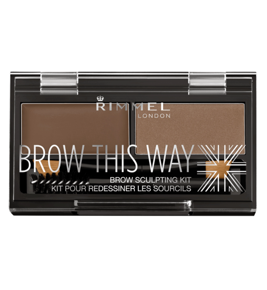 Rimmel Brow This Way Sculpting Eyebrow Palette - Medium Brown