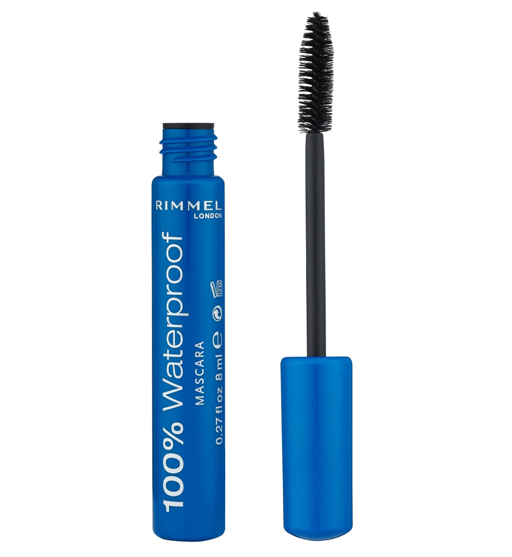 Rimmel London 100% Waterproof Mascara - 001 Black Black