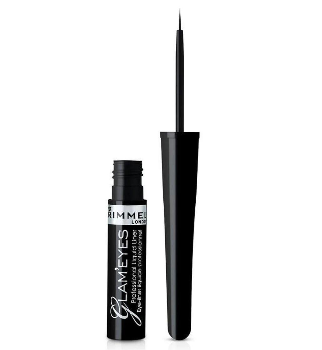 Rimmel London Glam Eyes Professional Liquid Liner - 001 Black Glamour