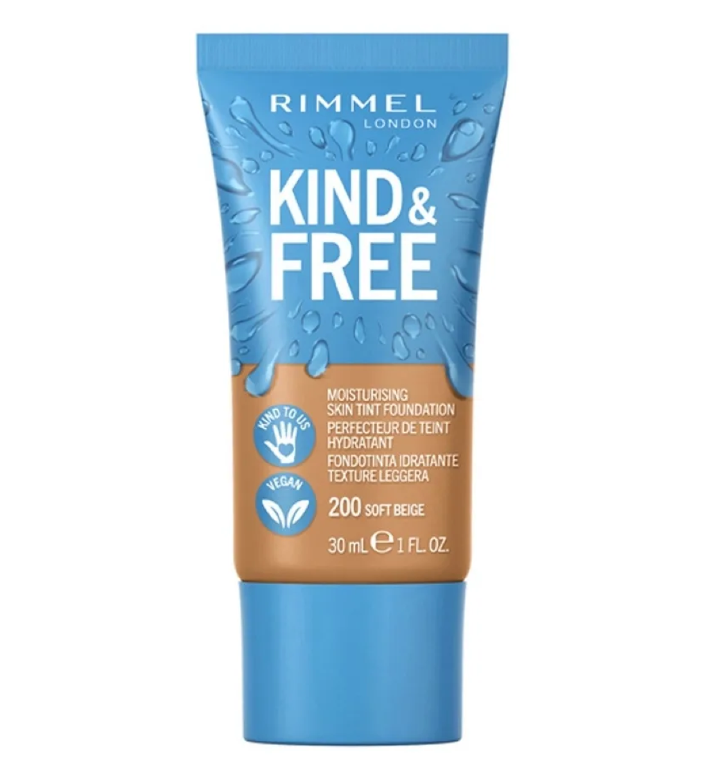 Rimmel London Kind & Free Moisturising Skin Tint Foundation - 200 Soft Beige