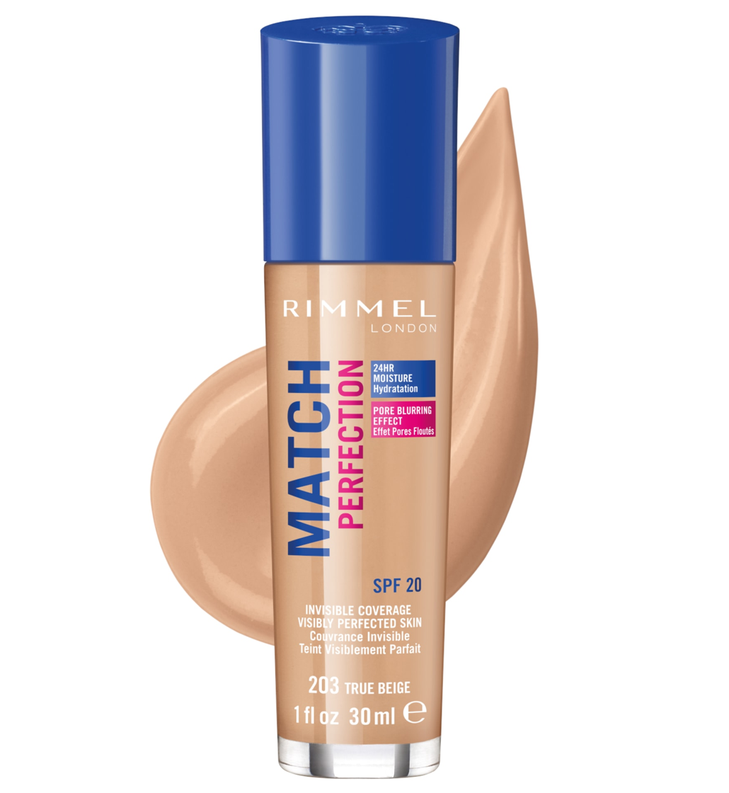 Rimmel London Match Perfection Foundation SPF 20 - True Beige