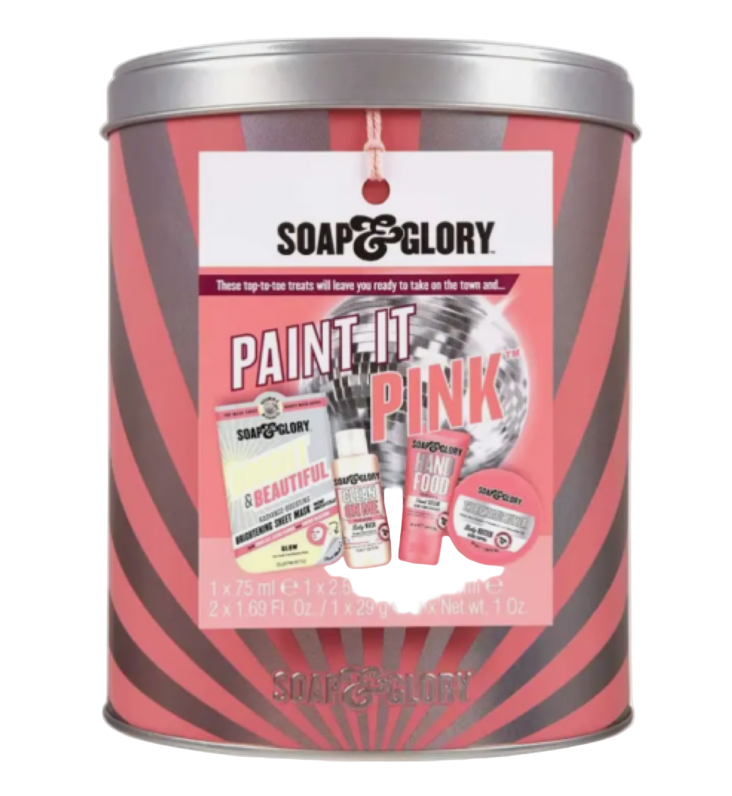 Soap & Glory Paint It Pink Tin Gift Set