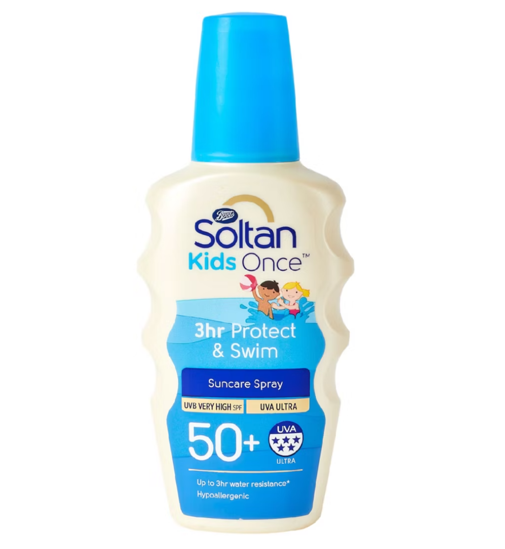 Soltan Kids Once 3hr Suncare Spray SPF 50+