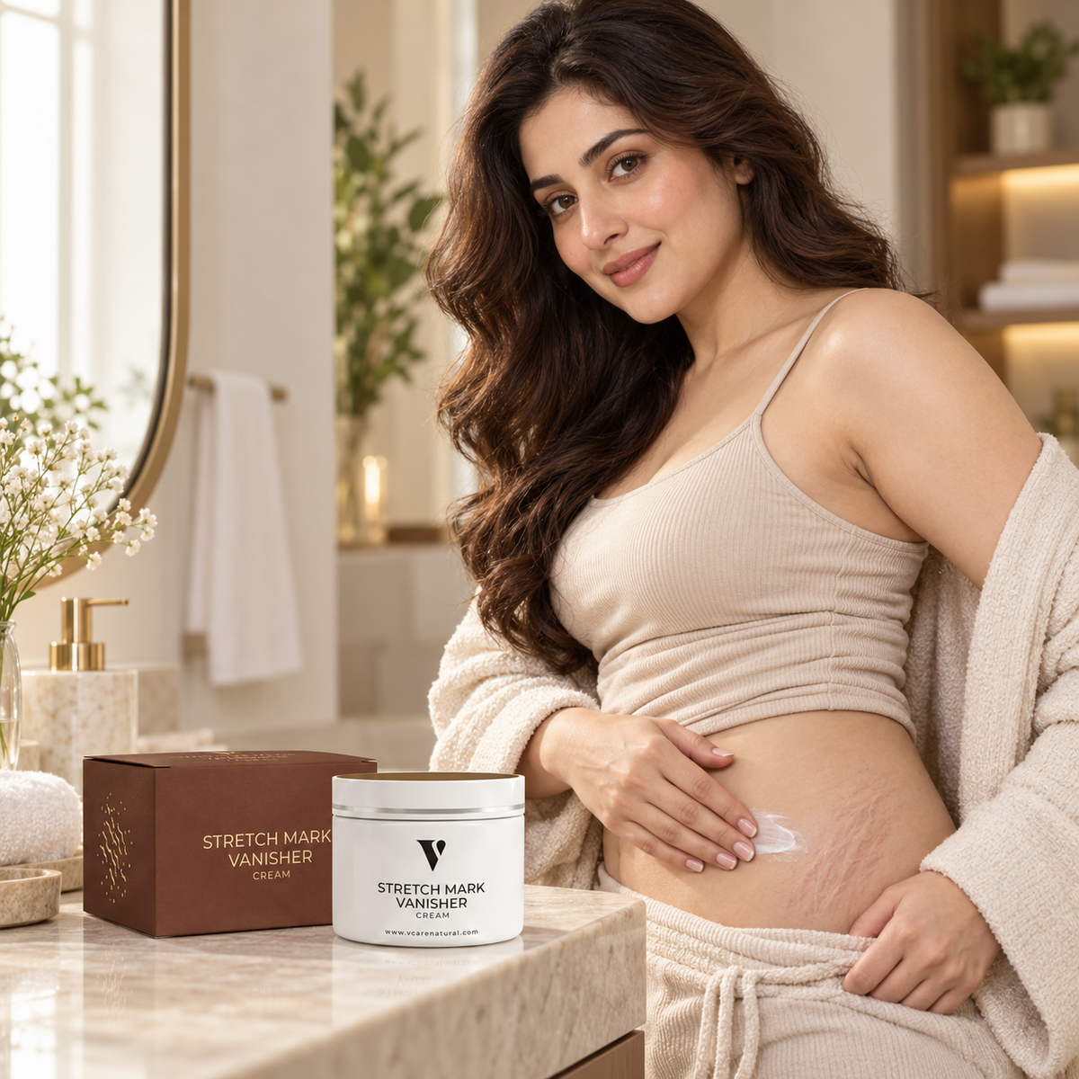 VCare Natural Stretch Mark Vanisher Cream