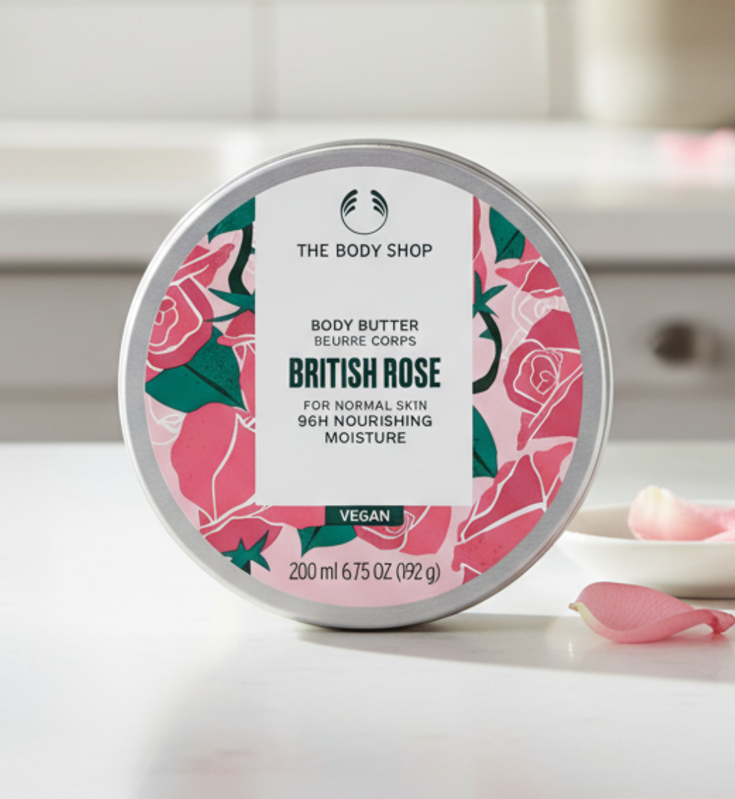 The Body Shop Body Butter - British Rose 200ml