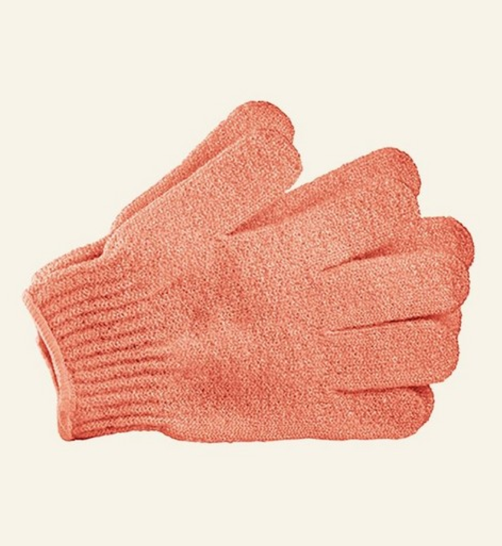 The Body Shop Exfoliating Bath Gloves - Pink