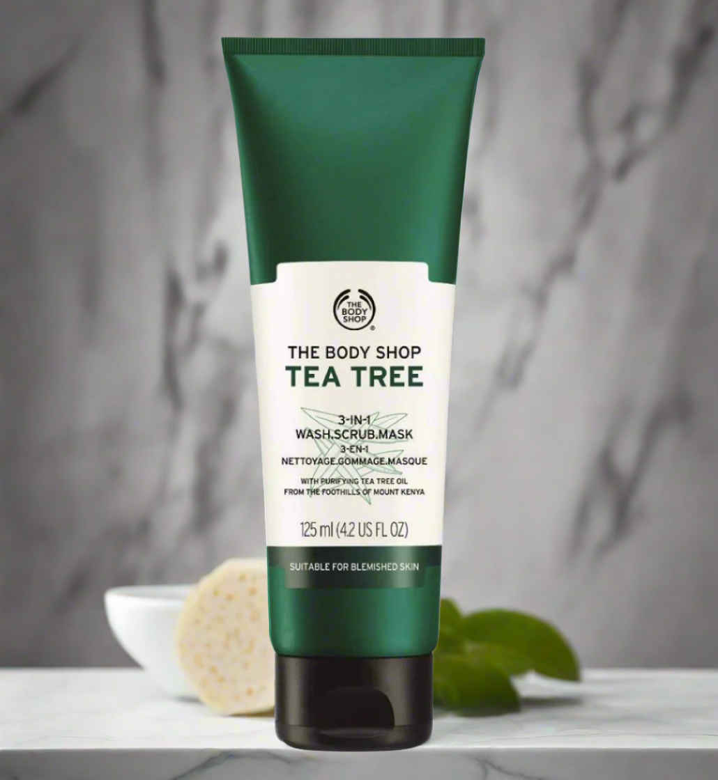 The Body Shop Tea Tree 3-in-1 Wash Scrub Mask