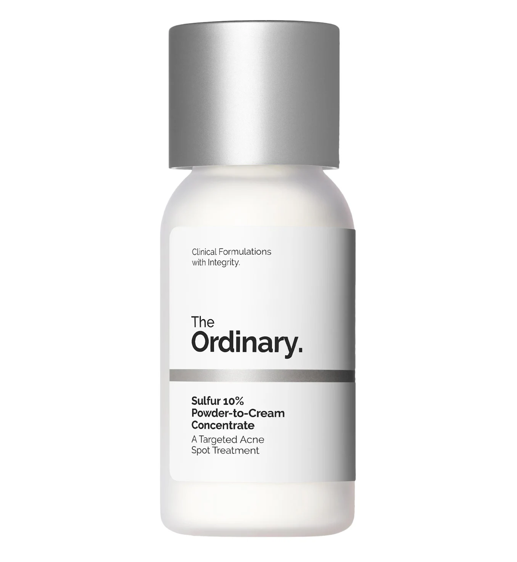 The Ordinary Sulfur 10% Powder-to-Cream Concentrate Acne Spot Treatment