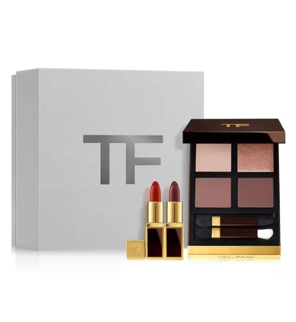 Tom Ford Eye Quad & Lip Color Mini Deluxe 3pc Gift Set