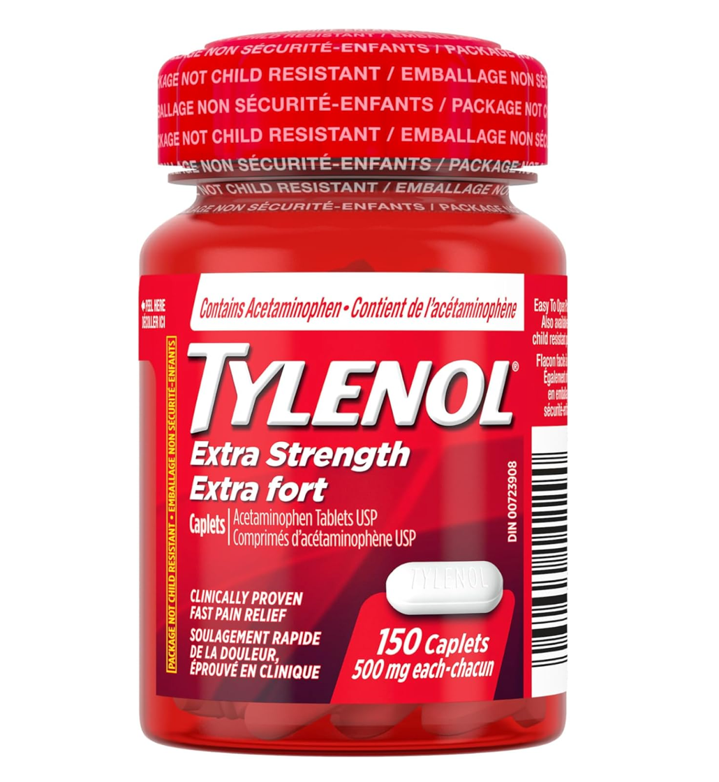 Tylenol Extra Strength Extra Fort 500mg Caplets