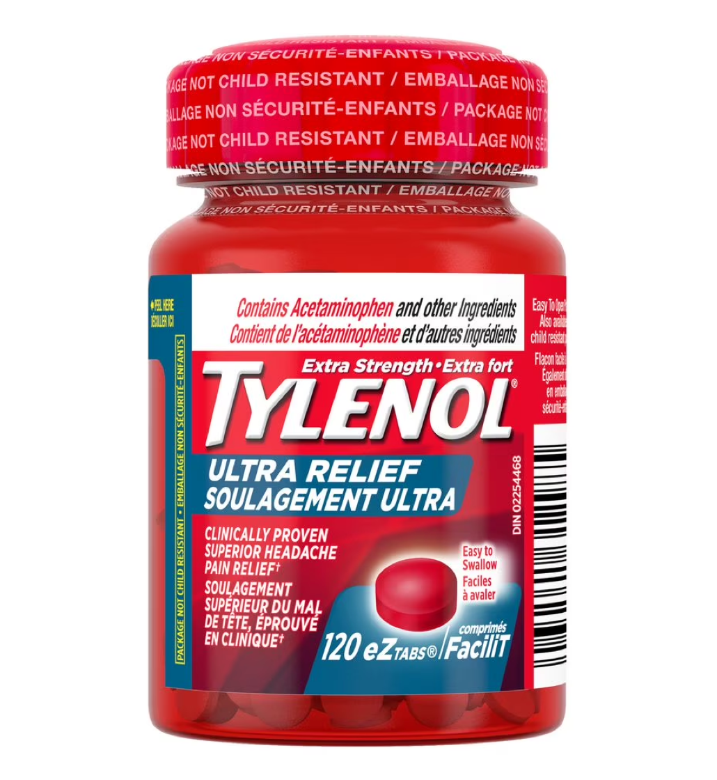 Tylenol Ultra Relief Tough on Headaches Caplet