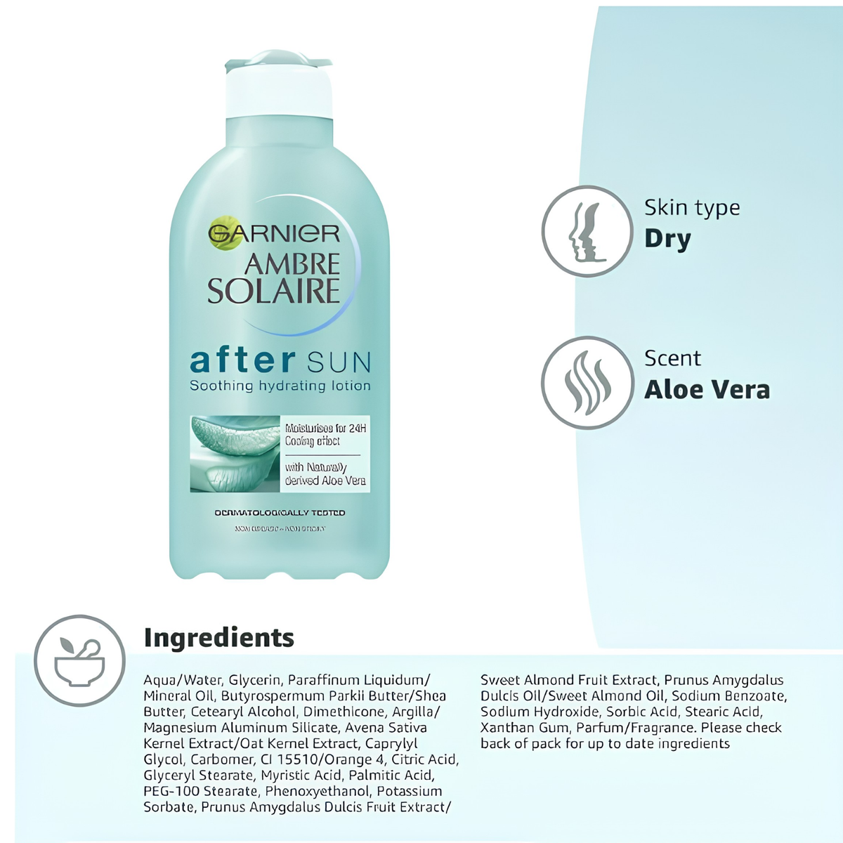 Garnier Ambre Solaire After Sun Soothing Hydrating Lotion