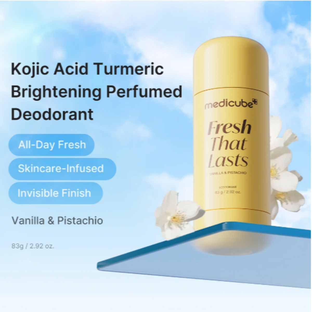 Medicube Deodorant Fresh That Lasts Vanilla & Pistachio