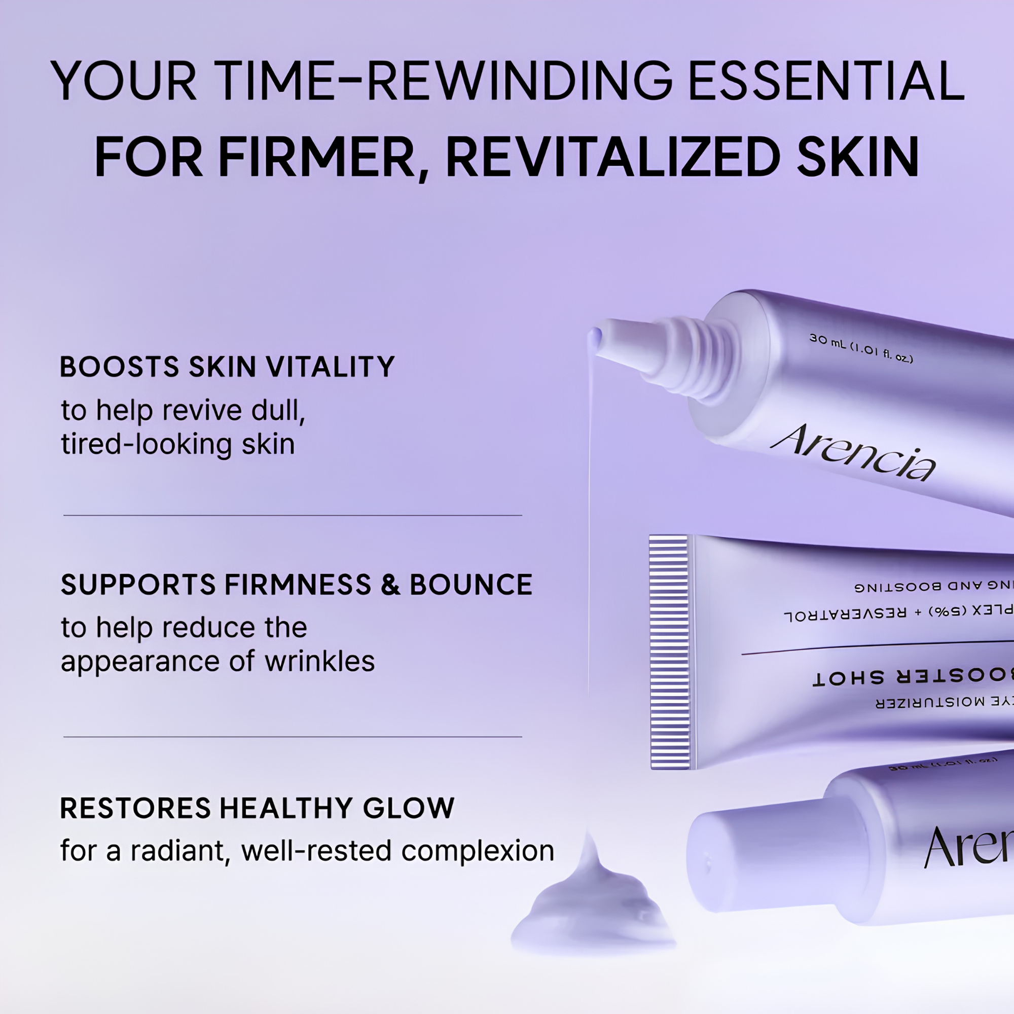 Arencia NAD+ Booster Shot Face & Eye Moisturizer