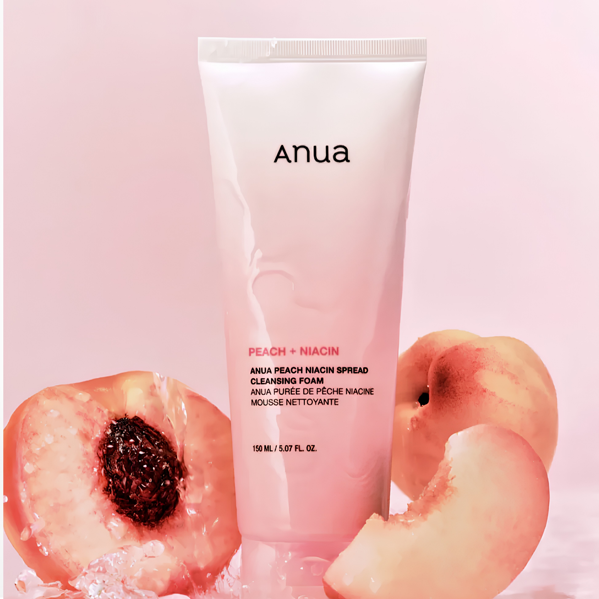 Anua Peach Niacin Spread Cleansing Foam