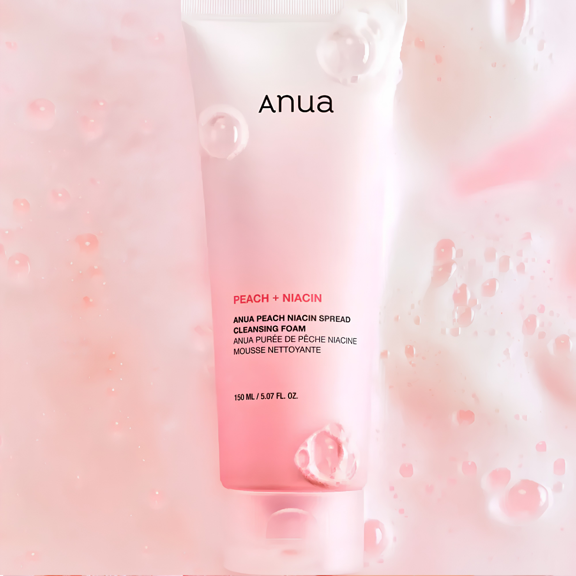 Anua Peach Niacin Spread Cleansing Foam