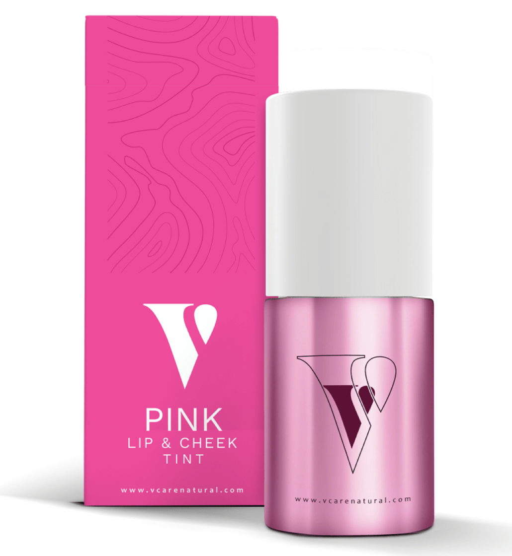 VCare Natural Lip Cheek Tint - Pink
