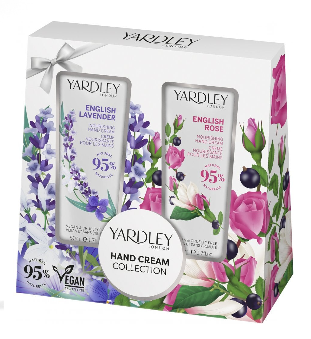 Yardley London English Lavender & English Rose Hand Cream Set