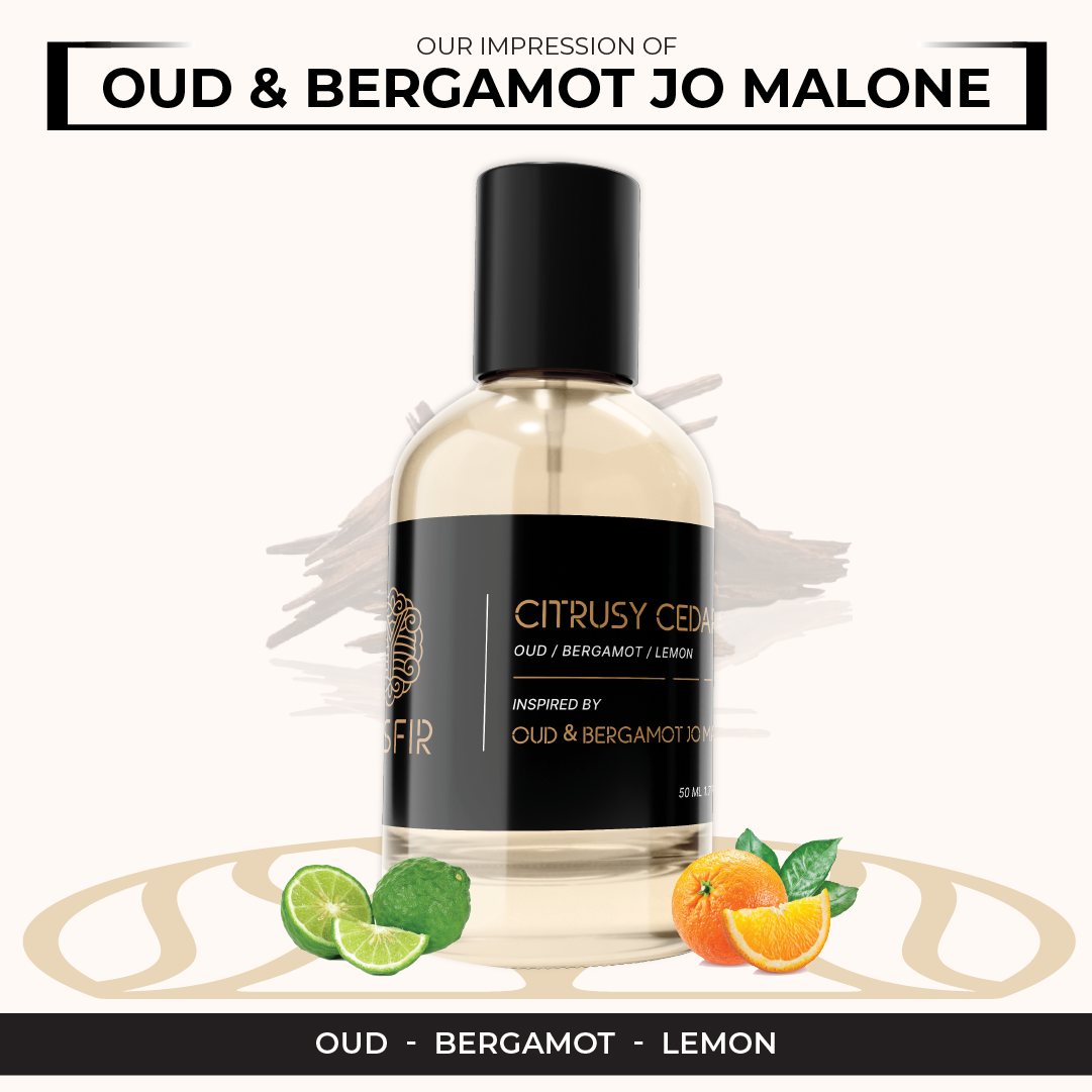 Yesfir Citrusy Cedar - Inspired by Oud & Bergamot By Jo Malone