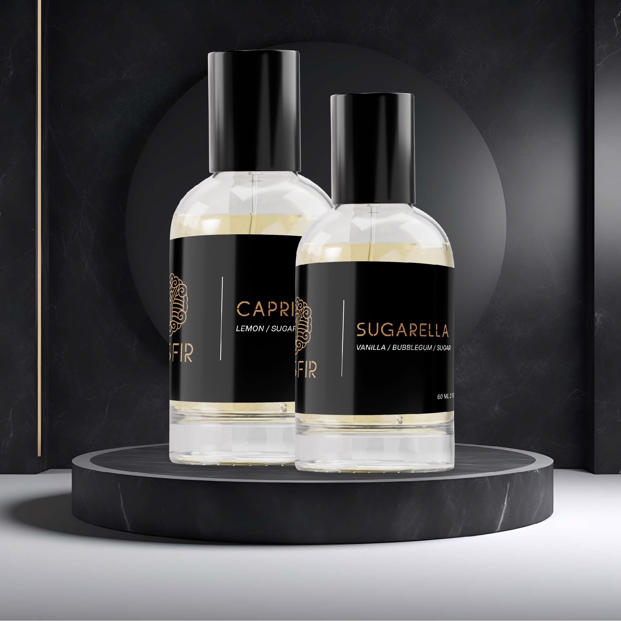 Yesfir Summery Zest Bundle - Vanilla Candy Rock Sugar + Capri In a bottle