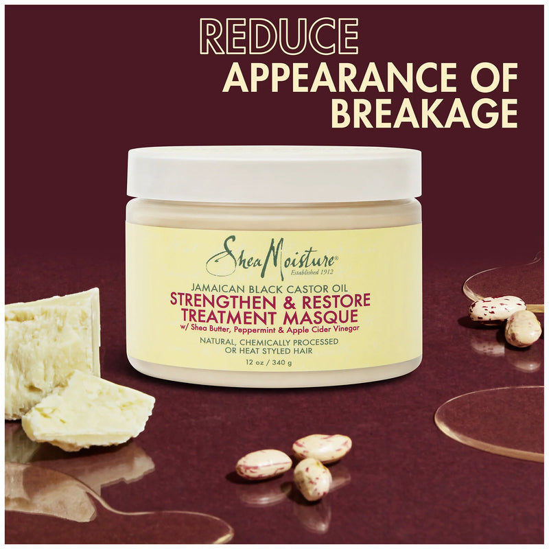 Shea Moisture Jamaican Black Castor Oil Strengthen & Restore Treatment Masque