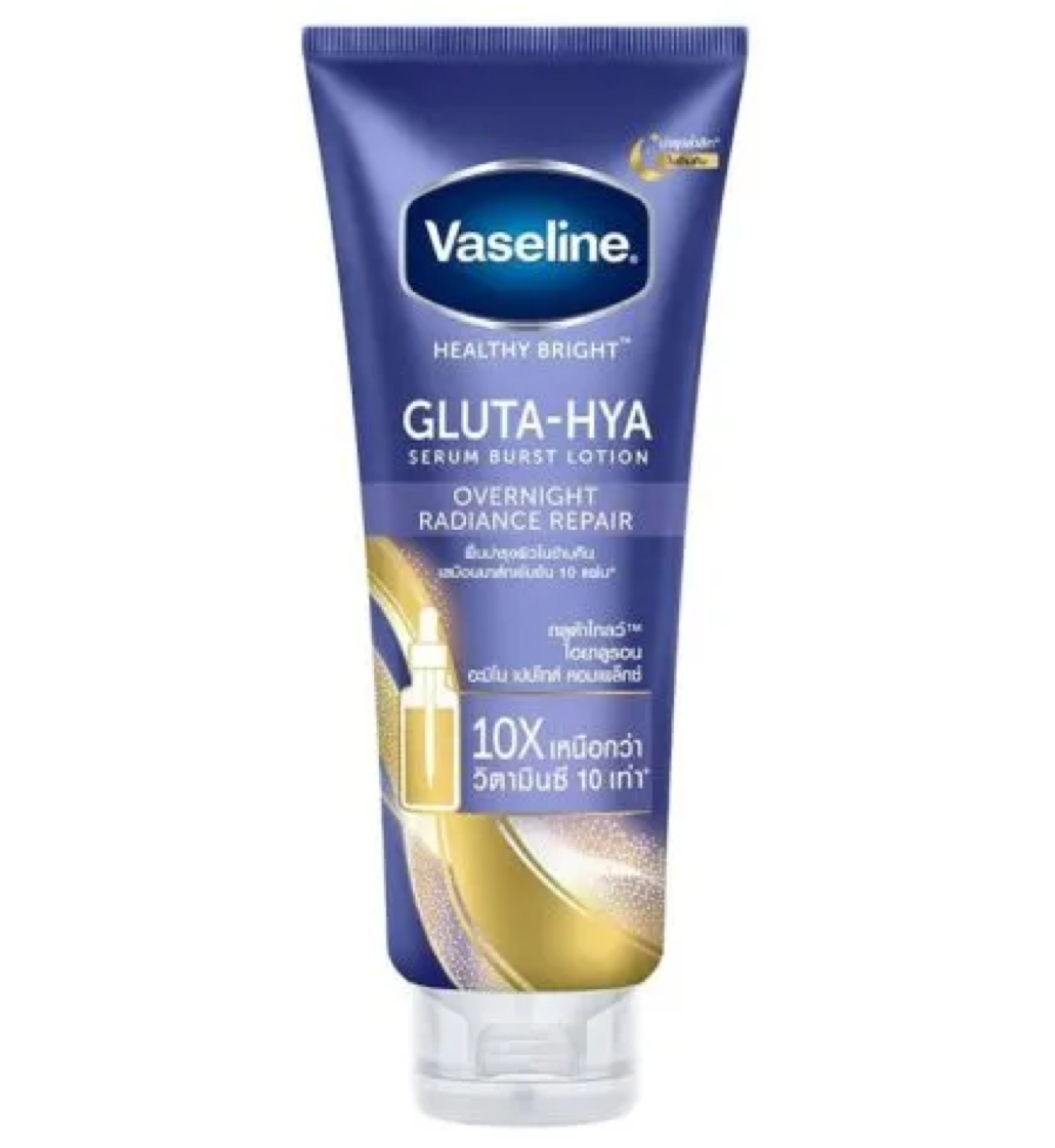 Vaseline® Gluta-Hya Serum Burst Lotion Overnight Radiance Repair