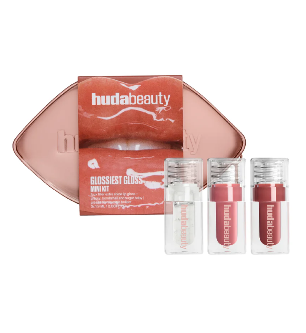 Huda Beauty Mini Glossiest Lip Gloss Set