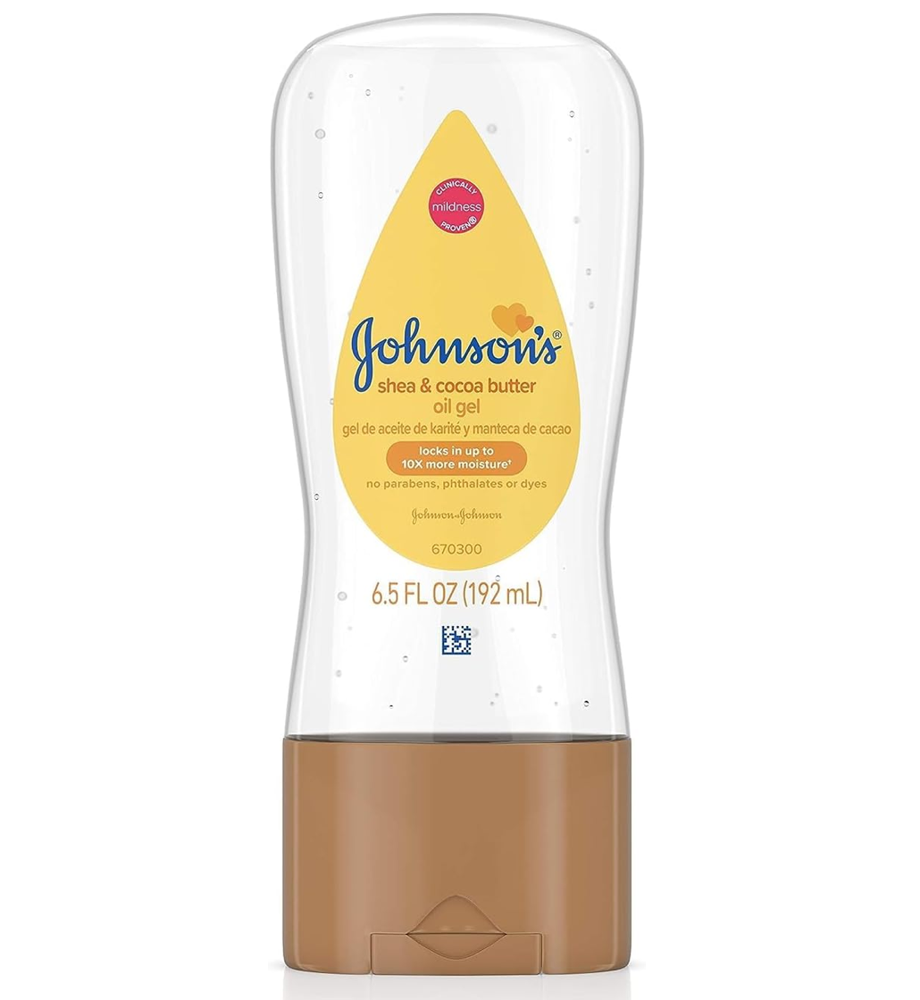 Johnson's Shea & Cocoa Butter Baby Oil Gel