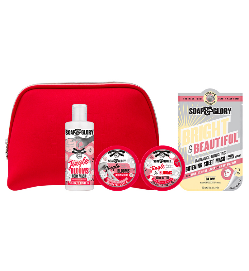 Soap & Glory Jingle Blooms Limited Edition Toiletry Bag Gift Set