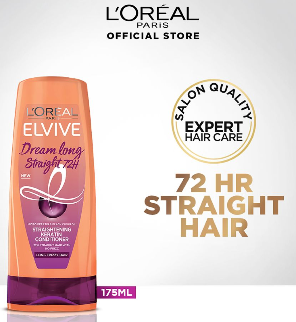 L'Oreal Paris Dream Long Straight 72H Keratin Conditioner