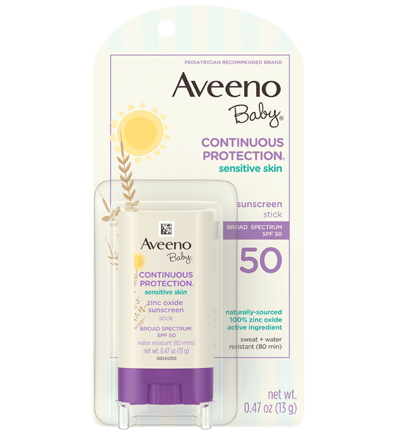 Aveeno Baby Sensitive Skin Face Stick Sunscreen SPF 50