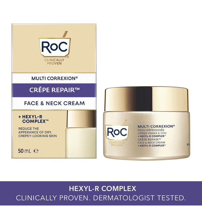 RoC Multi Correxion®️ Crepe Repair Face & Neck Cream