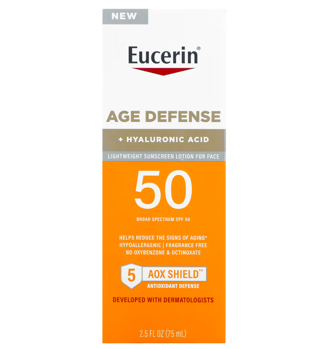 Eucerin Age Defense Face Sunscreen Lotion SPF 50