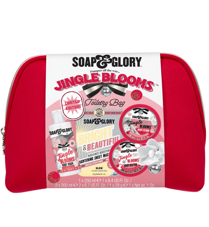Soap & Glory Jingle Blooms Limited Edition Toiletry Bag Gift Set
