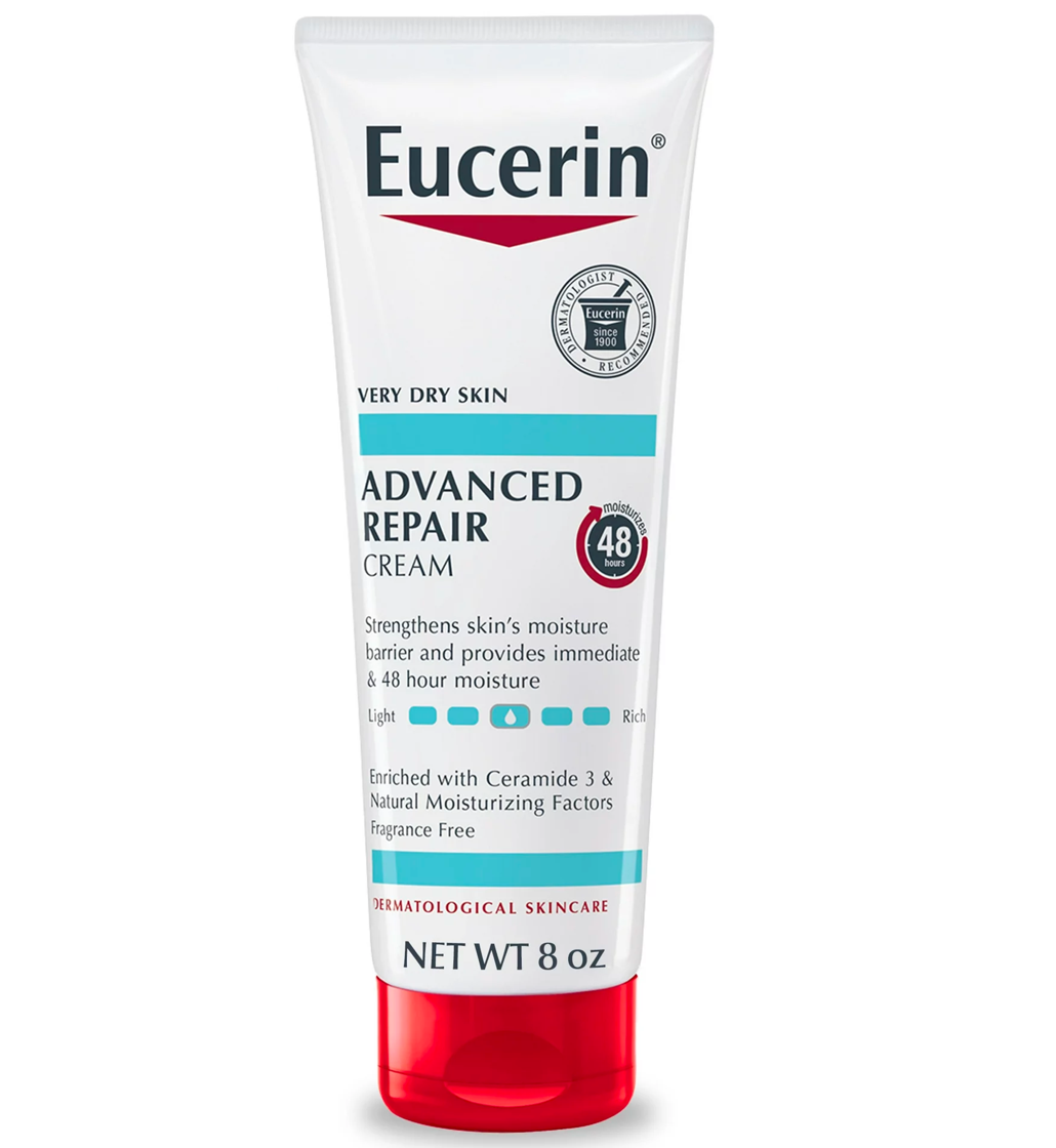 Eucerin Advanced Repair Creme Tube 8 oz product package