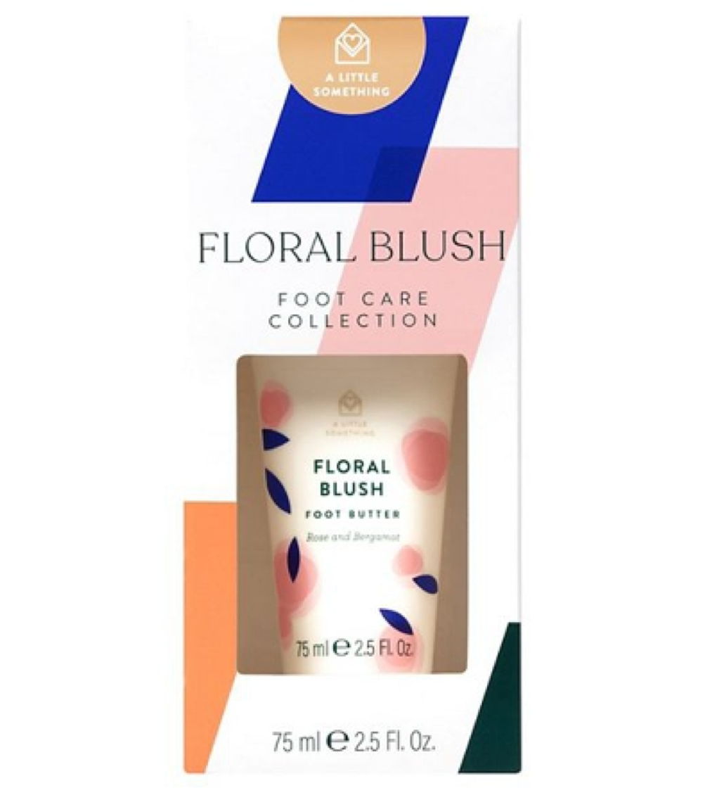 A Little Something Floral Blush Foot Care Collection Set