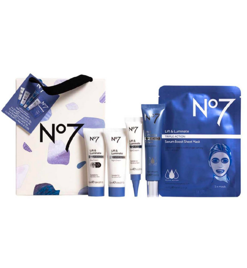 No7 Lift & Luminate Triple Action Collection Gift Set